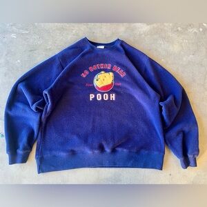 Disney Blue Pooh Crewneck size L